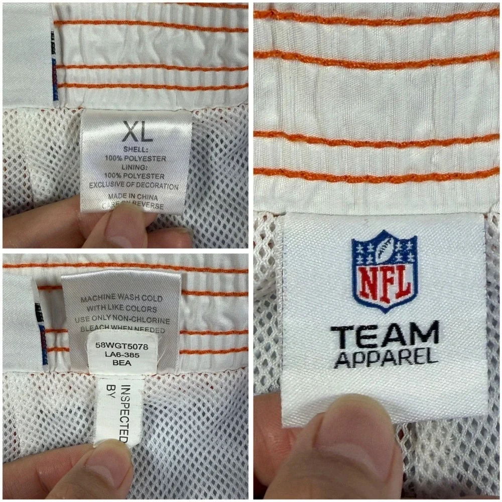 Chicago Bears‎ NFL Mens Board Shorts Blue Gradient Striped Swim Trunks XL